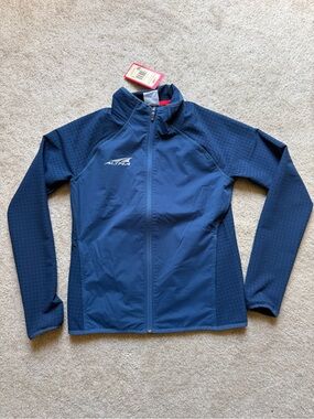 Altra W size Small Hybrid Wind Jacket Blue